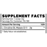 Skeleton Nutrition L-Citrulline Malate 2:1 - 180 serv - Image 2