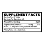 Skeleton Nutrition Magnesium Glycinate 60 servings - Image 2