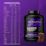 Muscle Tech Mass Tech Extreme 2000 Weight Gainer - 2.72kg - Image 2
