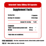 Naturebell-Tudca-500mg-120-Capsules-Egypt-supplement-facts