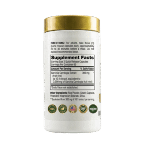 Carlyle Garcinia Cambogia 3000mg - 180 capsules Facts OX Muscle