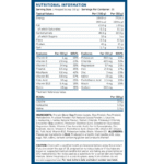 Applied Nutrition Endurance Recovery Protein 1.5kg - 30 servings Facts Egypt