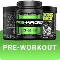 pre-workout category section
